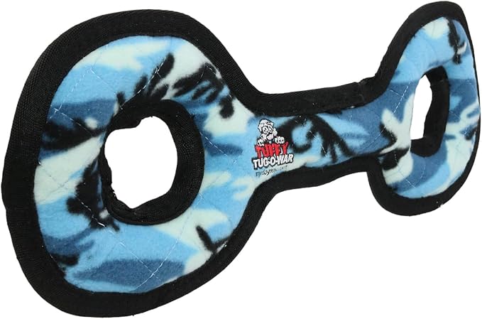 TUFFY® : 2 Pack TugOWar Dog Toy: Ultra Durable Plush Toy with Multiple Layers & Reinforced Seams, Washable and Floats, Original Construction