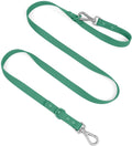 Wisedog Waterproof Dog Leash, Pine Green, 6 ft × 3/4 in | Adjustable, 2 Metal Swivel Hooks, Easy to Clean, For Small, Medium, Large breed Dogs