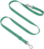 Wisedog Waterproof Dog Leash, Pine Green, 6 ft × 3/4 in | Adjustable, 2 Metal Swivel Hooks, Easy to Clean, For Small, Medium, Large breed Dogs