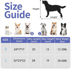 Petprsco Portable Dog Crates for Medium Dogs，32 inch Soft Travel Dog Crate | Collapsible Soft Dog Crate 32"x23"x23" for Medium/Large Dogs with Plush Mat, Fleece Blanket & Foldable Bowl, Indoor/Outdoor