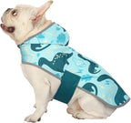 HDE Reversible Hooded Dog Raincoat Slicker Poncho for Small Medium Large Dogs - Dinosaurs - S - Rubber