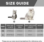 Hollypet Cat Bed Small Dog Orthopedic Couch Beds for Pets up to 20 lbs | Fluffy Multifunctional Double-Layer Warming Kitten Pet Couch Orthopedic Beds with Machine Washable Cover and Non-Slip Bottom