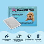 Snuggle Puppy Junior, Heartbeat Puppy Toy for Small Breeds, Smaller Plush Dog Toy with Real-Feel Pulse, Designed for Crate Use and Early Routines - Gray