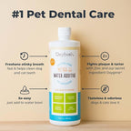 Oxyfresh Premium Pet Dental Care Solution Pet Water Additive: Best Way to Eliminate Bad Dog Breath and Cat Bad Breath - Fights Tartar & Plaque - So Easy, Just Add to Water! Vet Recommended 16 oz. | Perfect to Eliminate Bad Dog Breath and Cat Bad Breath...