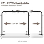 Pet Grooming Arm for Table, 42" H, 27-39" W with Hammock & 2 No-Sit Nooses | Adujustable, Heavy-Duty Dog Grooming Station with clamp for Home Use, Nail Trimming & Drying
