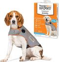 ThunderShirt for Dogs Calming Anxiety Vest, Medium, Platinum Sport | Skin-Friendly Dog Anxiety Shirt, Helps Reduce Stress from Thunder, Fireworks & Travel