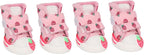 Cute Strawberry Dog Boots, Slip Pet Shoes for Sm Dogs Teddy Hon Pomeranian, Dog or, Breathable Dog Shoes (Number 2)