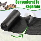 FUSBUNTY Dog Poop Bag, 100 Count Dog Waste Bags Sized 19.7X17.7" for FUSBUNTY Pooper Scooper Swivel Bin & Rake Set