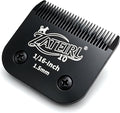Size 10 Detachable Pet Grooming Clipper Blade with Steel Cutter, 1/16 Inch (1.5 mm) Cut Length, Black, Compatible with Andis, Oster A5, Wahl KM10, 1 Pack
