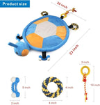 Idepet Dog Play Mat,Puppy Toy Mat with Chew Toys Multiple Dog Puzzle Interactive Toy Pet Playing Mat for Small Medium Dogs Cats,All-in-One (Turtle) | Dog Puzzle,Interactive Toy Pet Bed,for Small Medium Dogs Cats,All in one