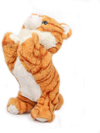 Smalody Interactive Plush Toys, Novelty Sound Control Electronic Cat Electronic Pets Robot Cat Gift for Children (Yellow) | Soft plush electronic cat pet responds to sound & movement. Safe interactive toy bringing realistic fun and joy to kids.