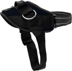 ShawnCo Essential Dog Harness, No-Pull Pet Vest with 3 Leash Clips, No Choke, Reflective, Adjustable and Padded, for Easy Walking and Training for Small, Medium and Large Dogs (Midnight, XL)