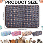 Reginary 4 Pcs Guinea Pig Fleece Cage Liners, Star Pattern, 24 x 16 Inch - Image 2