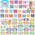 Huhumy 50 Pcs Easter Dog Bow Ties Easter Dog Collars Bulk by Huhumy
