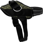 ShawnCo Essential Dog Harness, No-Pull Pet Vest with 3 Leash Clips, No Choke, Reflective, Adjustable and Padded, for Easy Walking and Training for Small, Medium and Large Dogs (Military Camo, L)