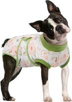 FUAMEY Surgery Suit for Dogs Female After Spayed, Soft Onesie for Surgery | Cone Alternative after Surgery, Dog Wound Cover Spay Suit Prevent Licking, Female Dog Onesie for Heat Cycle, Rabbit Flower M