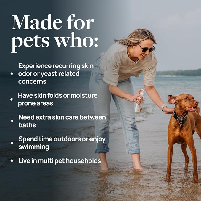 Veterinary Formula Clinical Care Antiseptic/Antifungal Spray, 8 oz, 2-Pack | Two 8 oz medicated sprays for dogs and cats with antiseptic and antifungal care for scaly, greasy, red or odor-prone skin
