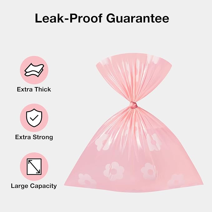 VETRESKA Dog Poop Bags, Lavender Scented Pet Waste Bags, 300 Counts | Leak Proof & Extra Thick Waste Bags for Dog Walking and Cat Litter, 20 Refill Rolls, 9 * 13 inches