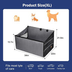 MIXJOY XL Dog Car Seat for Large Medium Dogs, Back Seat Extender for Pets, Waterproof Pet Carseat for Medium Sized Dog, Hammock for Pet, with Storage Pocket for Cars/SUV/Truck(XL)