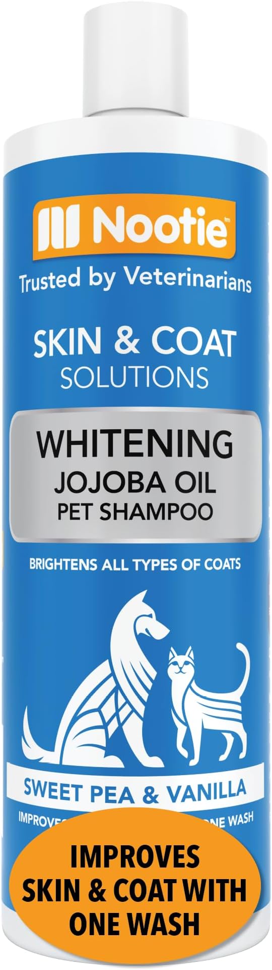 Nootie - Pet Shampoo for Sensitive Skin - Revitalizes Dry Skin & Coat - Natural Ingredients - Gentle Dog Shampoo - Cleans & Conditions