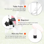 LEIBOU 36-inch Height Adjustable(23''~33.8'') and Foldable Pet Dog Grooming Table with Grooming Arm & 2 Noose for Dog Cat Pet Grooming Maximum Capacity Up to 260lbs