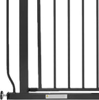 BalanceFrom Easy Walk-Thru Safety Gate for Doorways and Stairways with Auto-Close/Hold-Open Features, 30-Inch Tall, Fits 29.1-33.8 Inch Openings, Graphite | with Hold-Open and Auto-Close – Adjustable Steel Barrier for Stairs, Doorways, and Hallways, No...