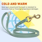 Viper Biothane K9 Working Dog Leash Waterproof Lead for Tracking Training Schutzhund Odor-Proof Long Line with Solid Brass Snap for Puppy Medium and Large Dogs 6ft, Sage Green