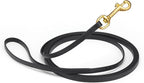 Viper Biothane K9 Working Dog Leash Waterproof Lead for Tracking Training Schutzhund Odor-Proof Long Line with Solid Brass Snap for Puppy Medium and Large Dogs, 33ft Black