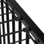 Dog Playpen 32" Height Roof | 25mm Steel Tubes, 40.8 lbs sturdy frame, rubber non-slip feet, indoor outdoor, Small Medium Dogs