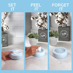 Citrus Magic Solid Air Fresheners, Pure Linen, 8 Ounce, Pack of 3 | Odor Absorbing, Passive Diffusion, Odor Elimination Up to 4 Weeks Each, Ideal for Home