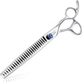JASON Dog Grooming Chunker Scissors - 8" Blending Thinning Shears 26 Tooth | Ergonomic Cats Scissor Texturizing Shear Pets Trimming Kit with Offset Handle, Sharp, Comfortable, Gift
