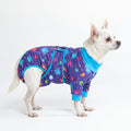 Spark Paws Dog Surgery Recovery Suit – Dog Recovery Suit After Surgery, Anti-Lick Dog Onesie, Abdominal Wound Protector, Soft Cone Alternative for Spay Neuter Male Female Pet Recovery - Planets - S