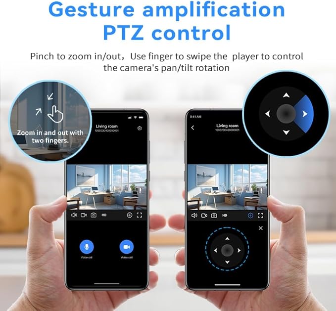 Two-Way Video Pet Dog Nanny Camera, 4.3" Screen Dual-Band 5G/2.4G | Indoor Home Security Monitor with Phone App for Baby, Nanny,Dog,Elder & Pets,Dome Camera
