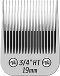 3/4" HT Pet Dog Grooming Detachable Blades, 3/4" (19mm) | Compatible with Andis, Compatible with Oster A5, Compatible with Wahl KM10 Clippers, Cut Length 3/4" (19mm)