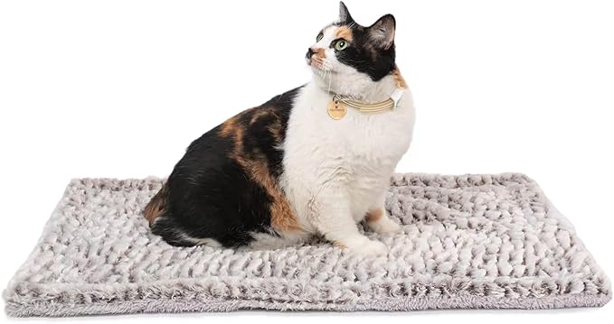 Self Heating Cat Pad Self Warming Bed 27.5" x 18.5" Thermal Heated Cat Mat Extra Warm Pet Mat for Outdoor and Indoor Large Kittens Small Puppy Pets