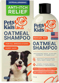Pets are Kids Premium Oatmeal Shampoo for Itch Relief & Shiny Coat, 17 oz | Natural Itch Relief, Dry Skin Soother, Hydrated & Shiny Coat, with Aloe, Coconut & Baking Soda, Hypoallergenic, For Dogs