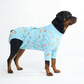 Spark Paws Dog Surgery Recovery Suit – Dog Recovery Suit After Surgery, Anti-Lick Dog Onesie, Abdominal Wound Protector, Soft Cone Alternative for Spay Neuter Male Female Pet Recovery - Breakfast, 5XL