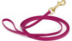 Viper Biothane K9 Working Dog Leash Waterproof Lead for Tracking Training Schutzhund Odor-Proof Long Line with Solid Brass Snap for Puppy Medium and Large Dogs, 20ft Magenta Pink