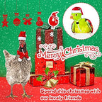 Weewooday 12 Pcs Mini Christmas Santa Hat Scarf Set, Small, Classic Style - Image 3