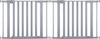 Safety 1st Baby Gate, Adjustable 29"-38" Wide, Pressure Mount | Walk Through Door | Silver | 2-Pack | Pet Compatible