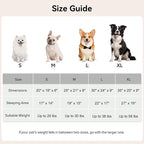 GASUR Dog Beds for Large Medium Small Dogs, Rectangle Cave Hooded Blanket Puppy Bed, Luxury Anti-Anxiety Orthopedic Cat Beds for Indoor Cats, Warmth and Machine Washable (30 inches, Brown)