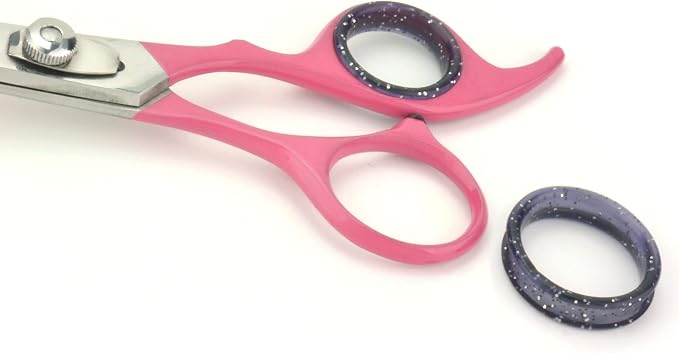 NO Buzz Dog Clippers, Tiny Trim Safety Scissor. A Silent Low Noise Pet Grooming Clipper, Right Handed Pink