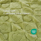 Bedsure Dog Blanket for Small Dogs Puppy and Cats, Soft Fleece, 25x35 Green - Image 3