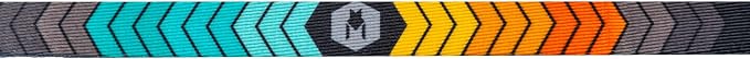 Wolfgang Heavy Duty Dog Leash, Pull-Tested for Walking & Training, ChevTech Print, Small