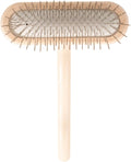 Chris Christensen Original Series 27 mm T-Brush - Dog & Cat Grooming Brush, Groom Like a Professional, Stainless Steel Pins, Lightweight Beech Wood Body, Ground and Polished Tips