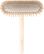 Chris Christensen Original Series 27 mm T-Brush - Dog & Cat Grooming Brush, Groom Like a Professional, Stainless Steel Pins, Lightweight Beech Wood Body, Ground and Polished Tips