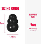 KONG Extreme Dog Toy - Fetch & Chew Toy - Treat-Filling Capabilities & Erratic Bounce for Extended Play Time Most Durable Natural Rubber Material - for Power Chewers - for Small Dogs (Pack of 2)