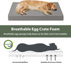 WNPETHOME Outdoor Waterproof Large Dog Bed