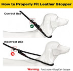 Fida Slip Leads for Dogs, 4 FT x 1/2" Dog Leash Heavy Duty Comfortable Strong Rope Lead for Large, Medium Dogs, No Pull Pet Training Leash with Highly Reflective, Black