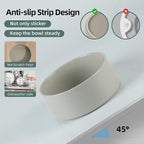 Havniva Ceramic Dog Bowls, 6.1” Dog Food and Water Bowl, Pet Feeding Bowl | Dog Food Bowl for Small Dogs, Food-Grade Ceramic, Dog Water Bowl with Non-Slip Rubber Base, Large Capacity, Dishwasher Safe